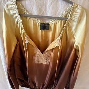 Vanita Rosa Paris StBarth Silk Blouse excellent condition orig. $699